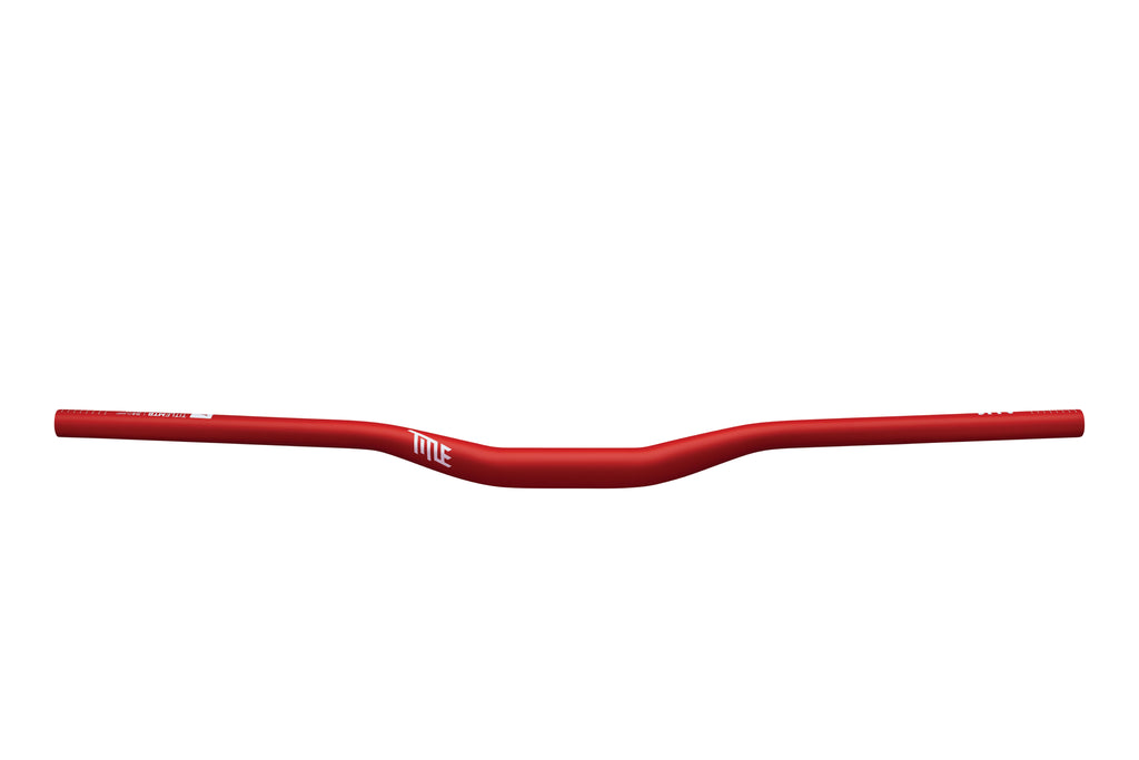 AH1 31.8 x 25mm rise red aluminum handlebar 