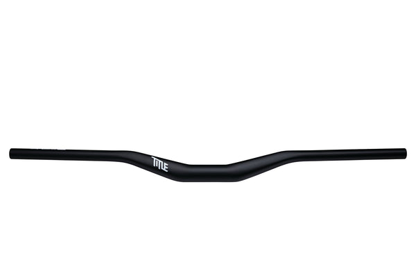 FORM Aluminum 35 Handlebars 35 mm rise in black with white title logo