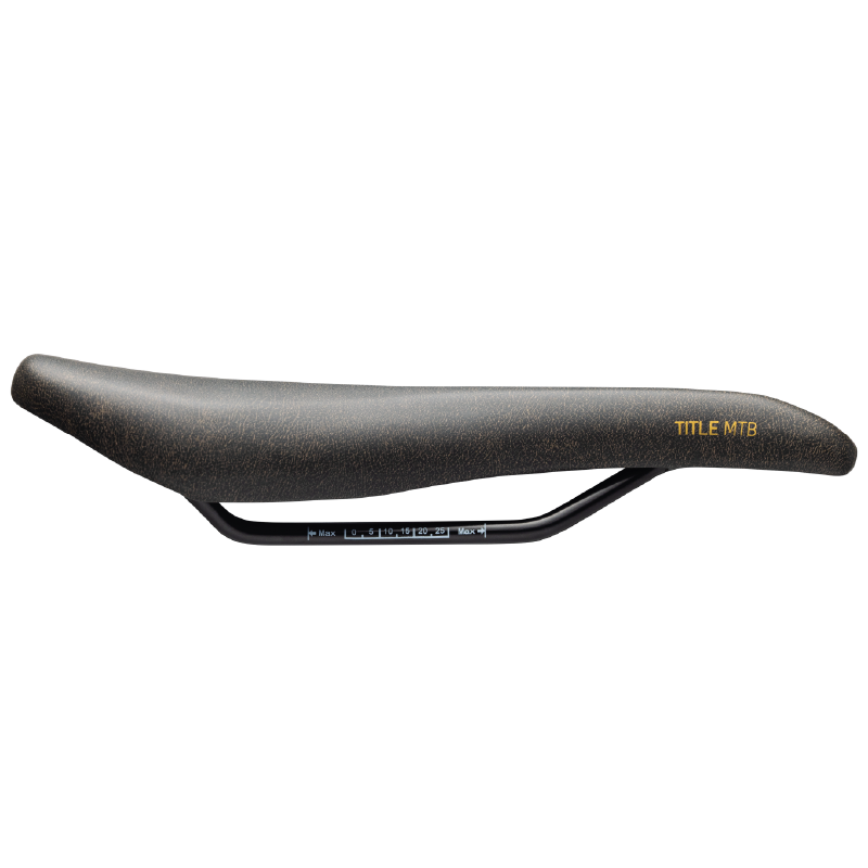 Title MS2 Black and Gold Saddle Side View
