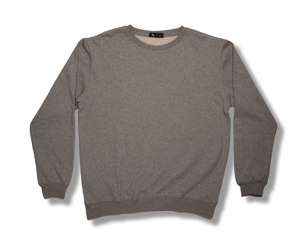 Title MTB pullover crewneck sweater Heather grey crew gray