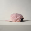 Unstructured Hat - Pink side view minimal logo Title mountain bike lifestyle hat 