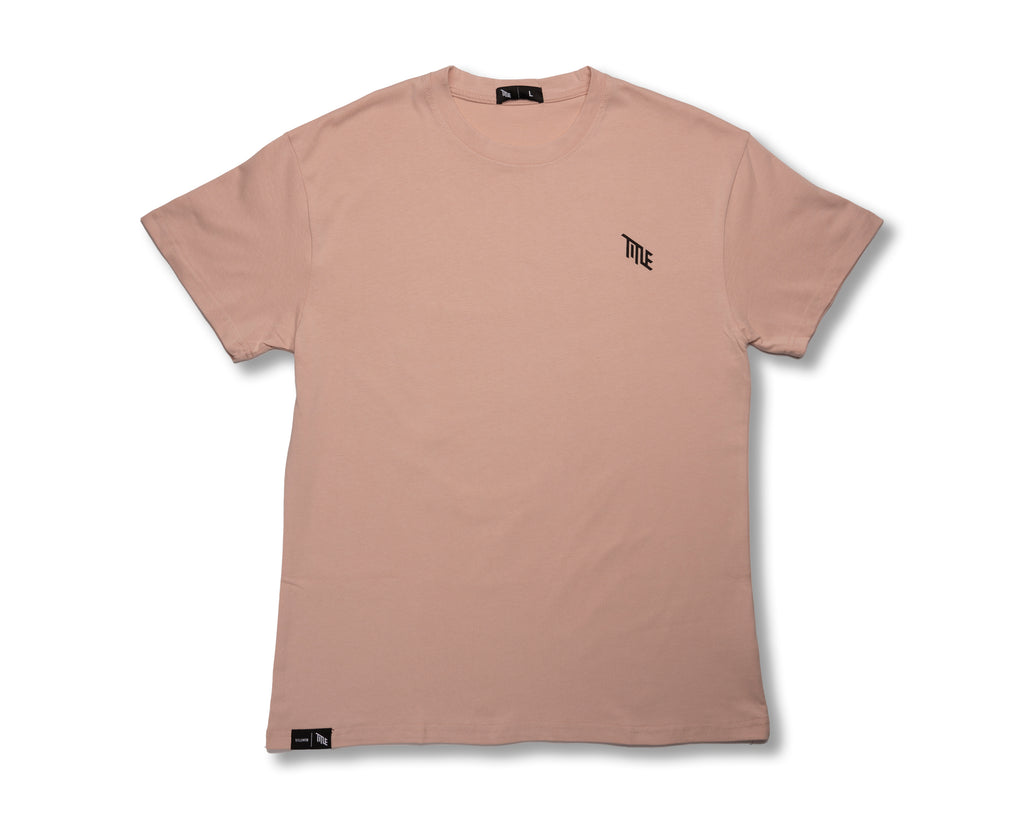 Title mtb washed midweight t-shirt summer faded tee pink