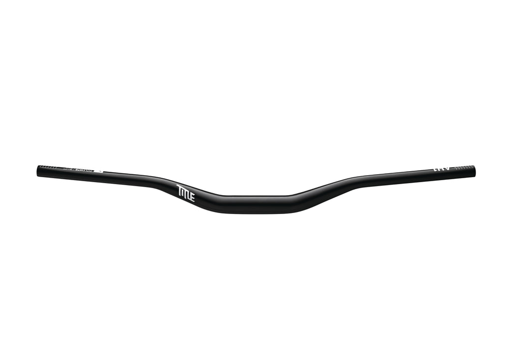 Title AH1 35 x 38mm rise black aluminium handlebar