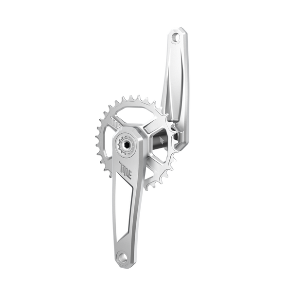 Title MTB CR1 Crank Arms (Spindle and Chainring not included) in Chrome, 155 mm, 32T, hero view