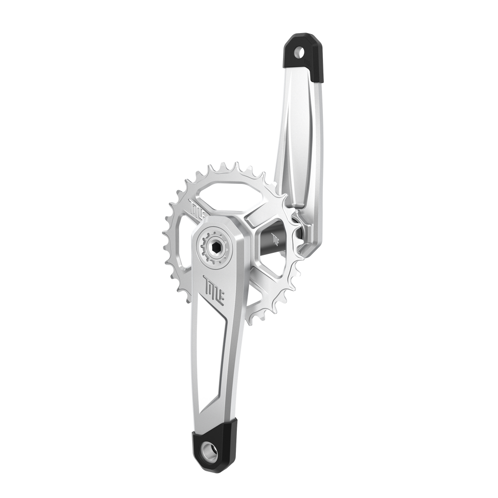 Title MTB CR1 Crank Boot in Chrome, 165 mm, 32T, hero view