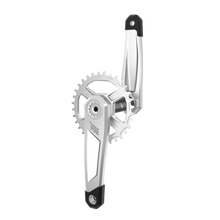 Title MTB CR1 Crank Boot in Chrome, 165 mm, 32T, hero view