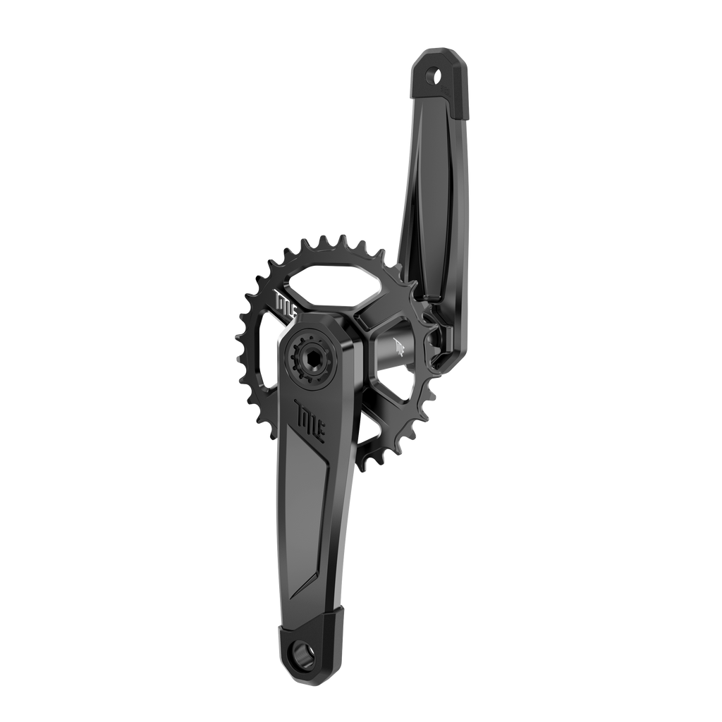 Title MTB CR1 Crank Boot in Black, 165 mm, 32T, hero view