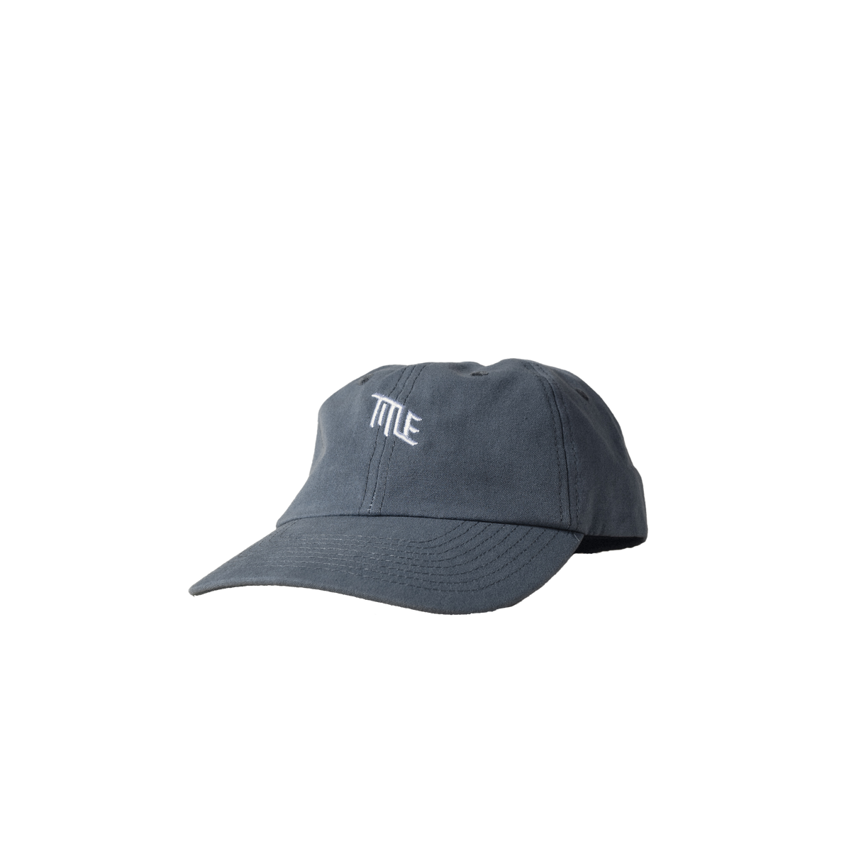 Low Profile Dad Hat - 6 Panel Cotton Twill Cap With Adjustable Buckle, Gray