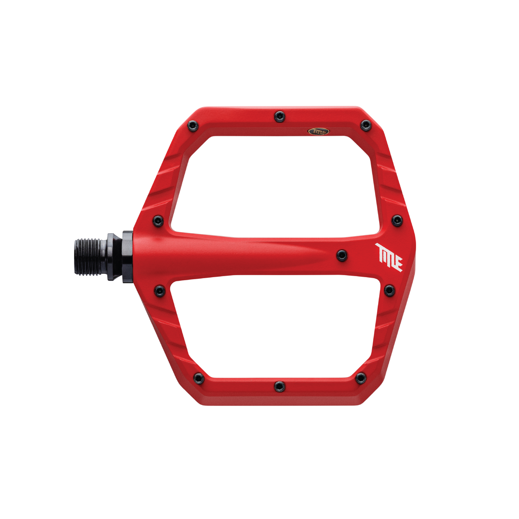 flat pedals red Connect Pedals – Title MTB