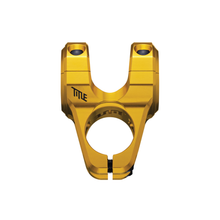 Title MTB ST1 31.8 Stem in Gold, 31 mm, top view