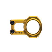 Title MTB ST1 31.8 Stem in Gold, 31 mm, side view