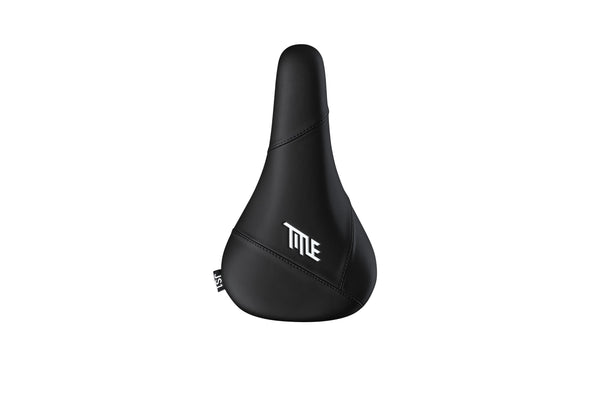 Title Mountain Bike Seat JS1 Black - Top View (Upcycled)