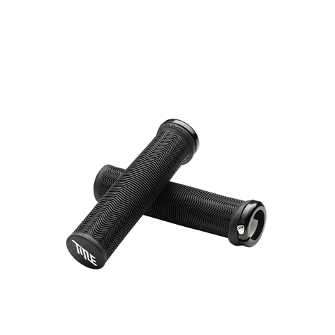 LO1 Grips - black with White Title logo