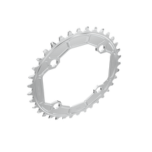 Title MTB CR1 104 BCD Chainring in Chrome, hero view
