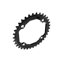 Title MTB CR1 104 BCD Chainring in Black, hero view