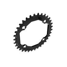 Title MTB CR1 104 BCD Chainring in Black, hero view