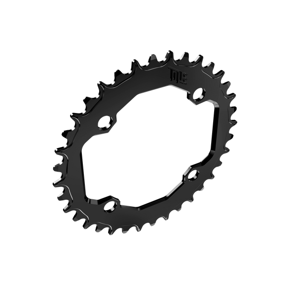 Title MTB CR1 104 BCD Chainring in Black, hero view