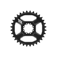 Title MTB CR1 8-Bolt Chainring in Black, 32T, front view