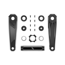 Title MTB Upcycled CR1 Crankset in Black, specification graphic