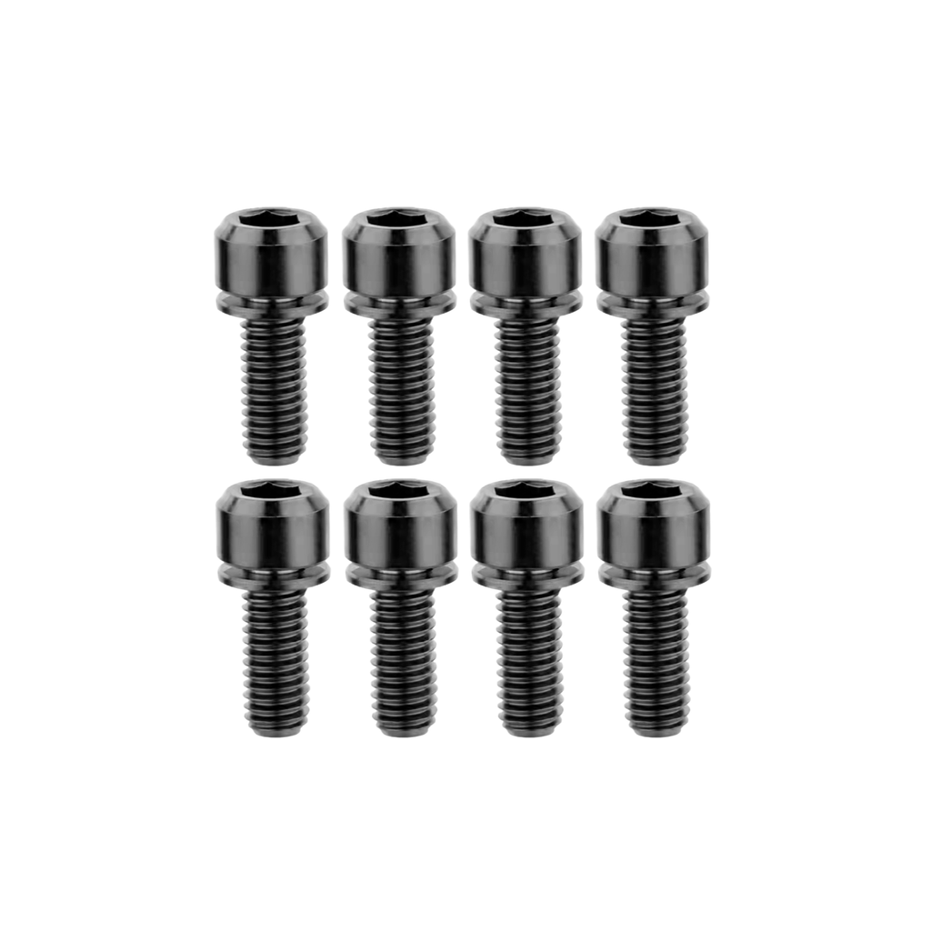 Title MTB DM1 / DM2 Titanium Bolts (8 pack) in Black, product image 1