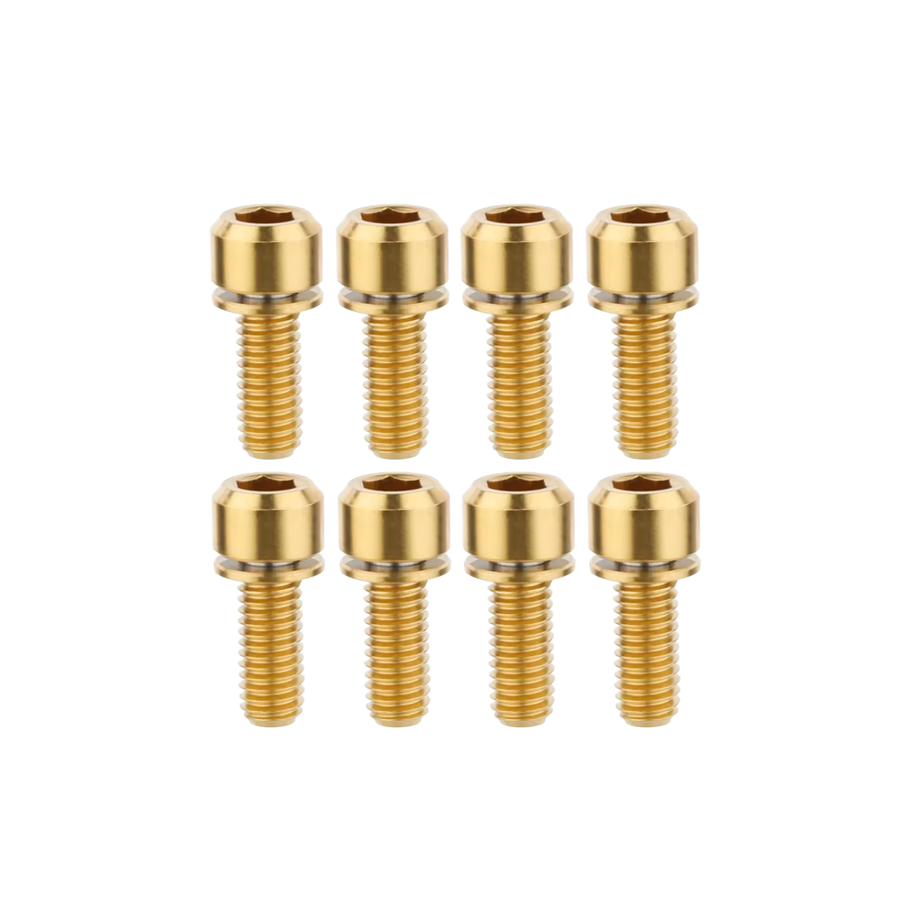 Title MTB DM1 / DM2 Titanium Bolts (8 pack) in Gold, product image 2