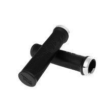 Title MTB FORM Lock-On Grips in Black and Silver, hero view