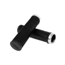Title MTB FORM Lock-On Grips in Black and Silver, hero view