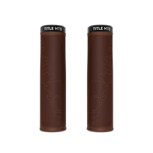Title MTB FORM Lock-On Grips in Brown, front view