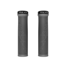 Title MTB FORM Lock-On Grips in Grey, front view