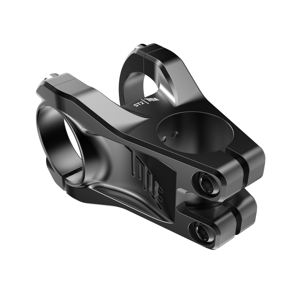 ST2 mountain bike stem black top view