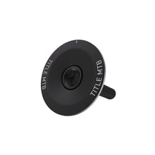 black mtb top cap