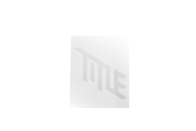 White Title MTB 6 inch die cut sticker