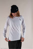 Long Sleeve - White shown on model Title MTB lifestyle mountain bike 