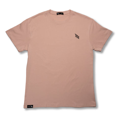 Title mtb washed midweight t-shirt summer faded tee pink 