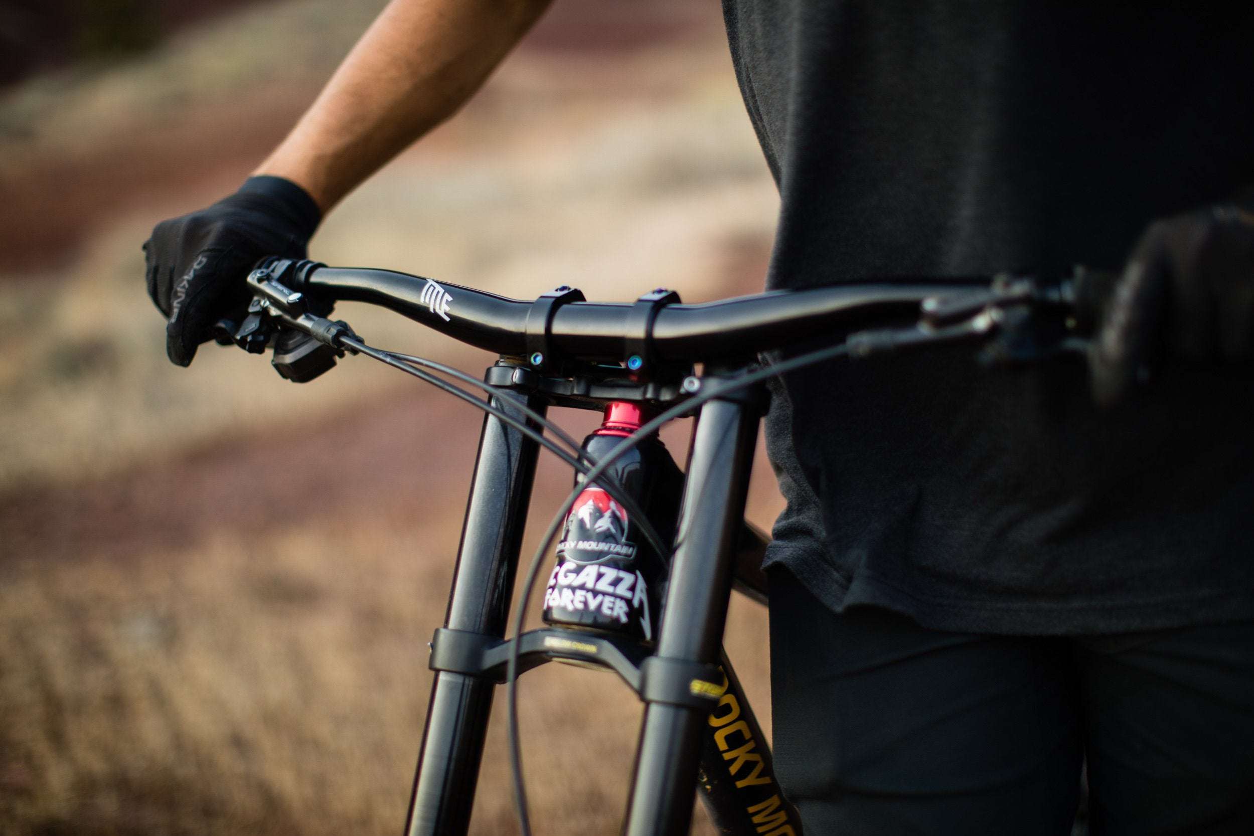 Title MTB AH1 Handlebar (Black) (31.8mm) (50mm Rise) (800mm
